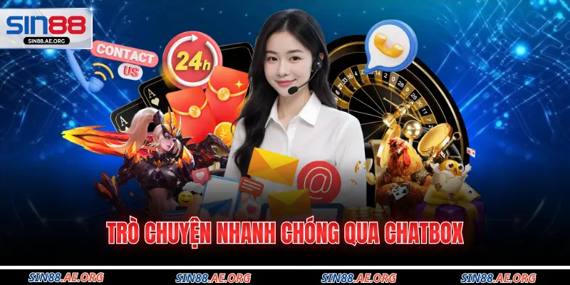 Trò chuyện nhanh chóng qua chatbox